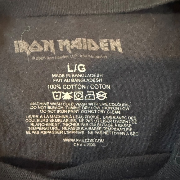 IRON MAIDEN A Real Live One Fiery Guitar Eddie Short Sleeve T-Shirt Adult Large - Picture 4 of 7